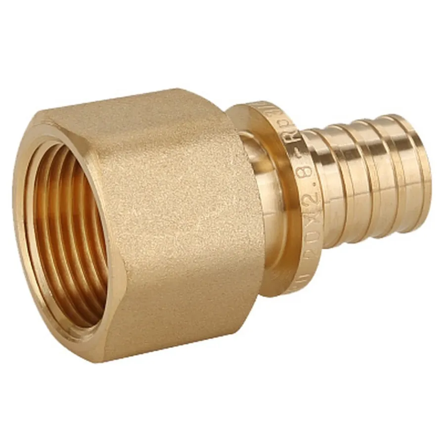 Переходник Gappo с внутренней резьбой латунный 16-Rp 3/4"