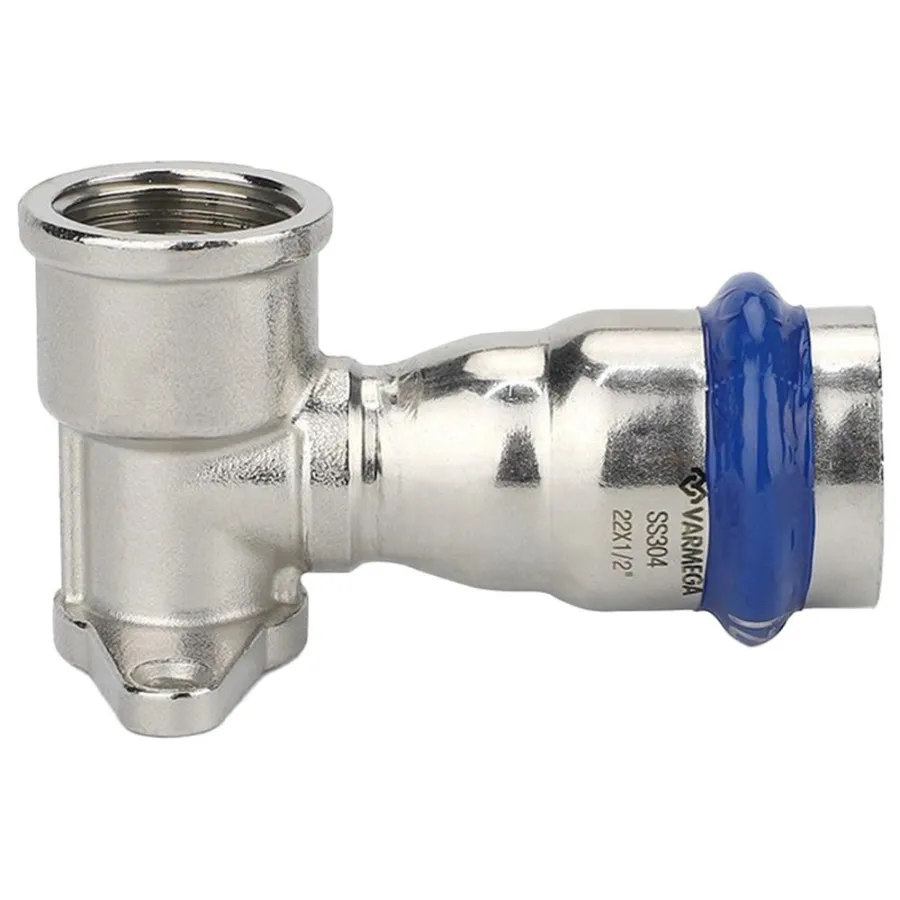 Водорозетка VARMEGA раструбная Inox Press ВР 22x1/2"