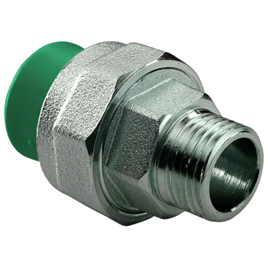 Муфта комбинир. раз. растр. ПП AntiFire D32-3/4"НР Green