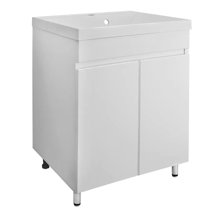 Комплект Azario Тумба Эстима 60Н напольная с раковиной Астория 60 (CS00094635)