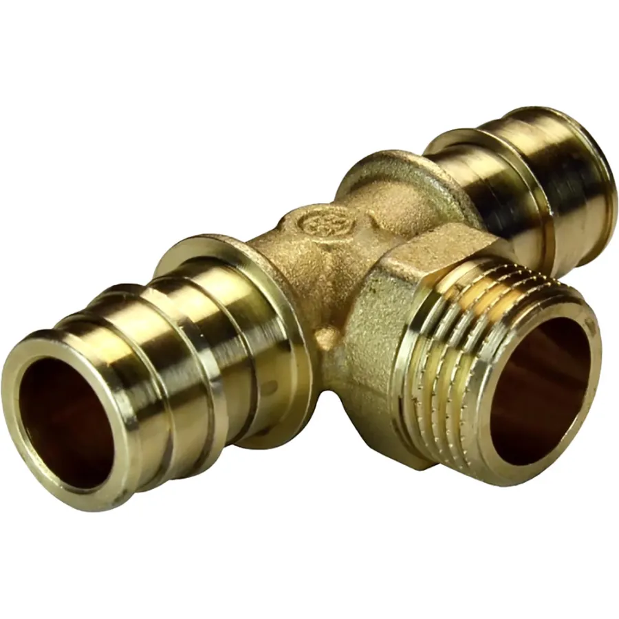 Тройник Giacomini GX НР 16x1/2"Mx16, GX153Y033