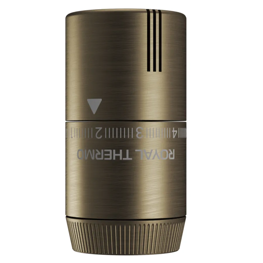 Термоголовка жидкостная Royal Thermo Design М30х1,5 (бронза)