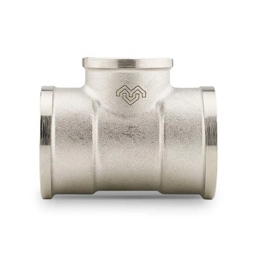 Тройник Varmega ВР переходной 1 1/4" x 3/4" x 1 1/4", никелированный