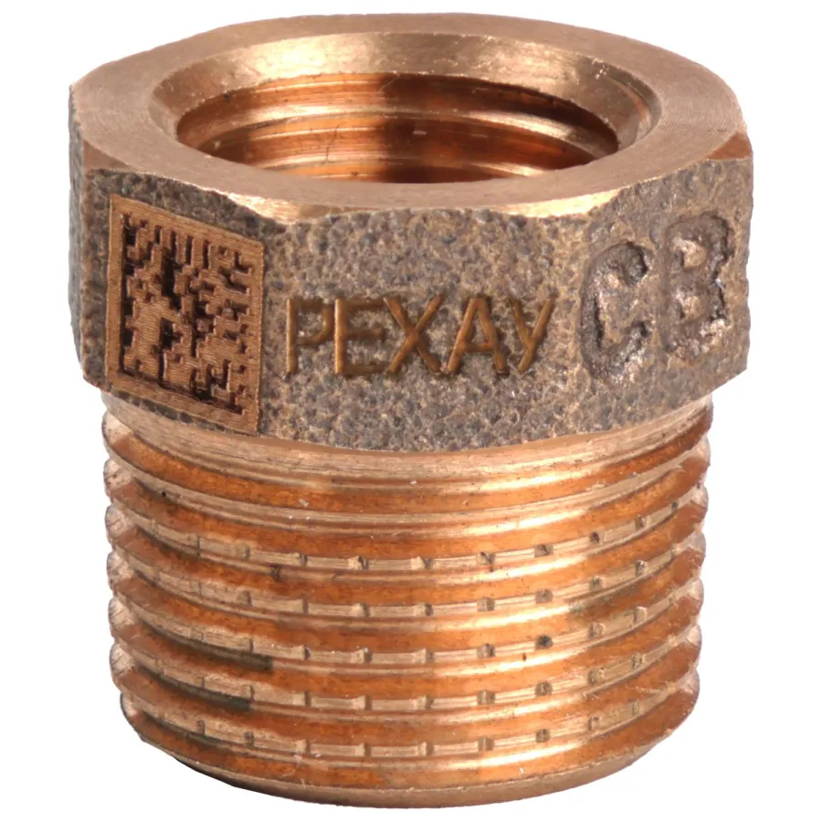 Футорка бронзовая РЕХАУ AURLINE редукционная R3/8" x Rp1/4", RX+