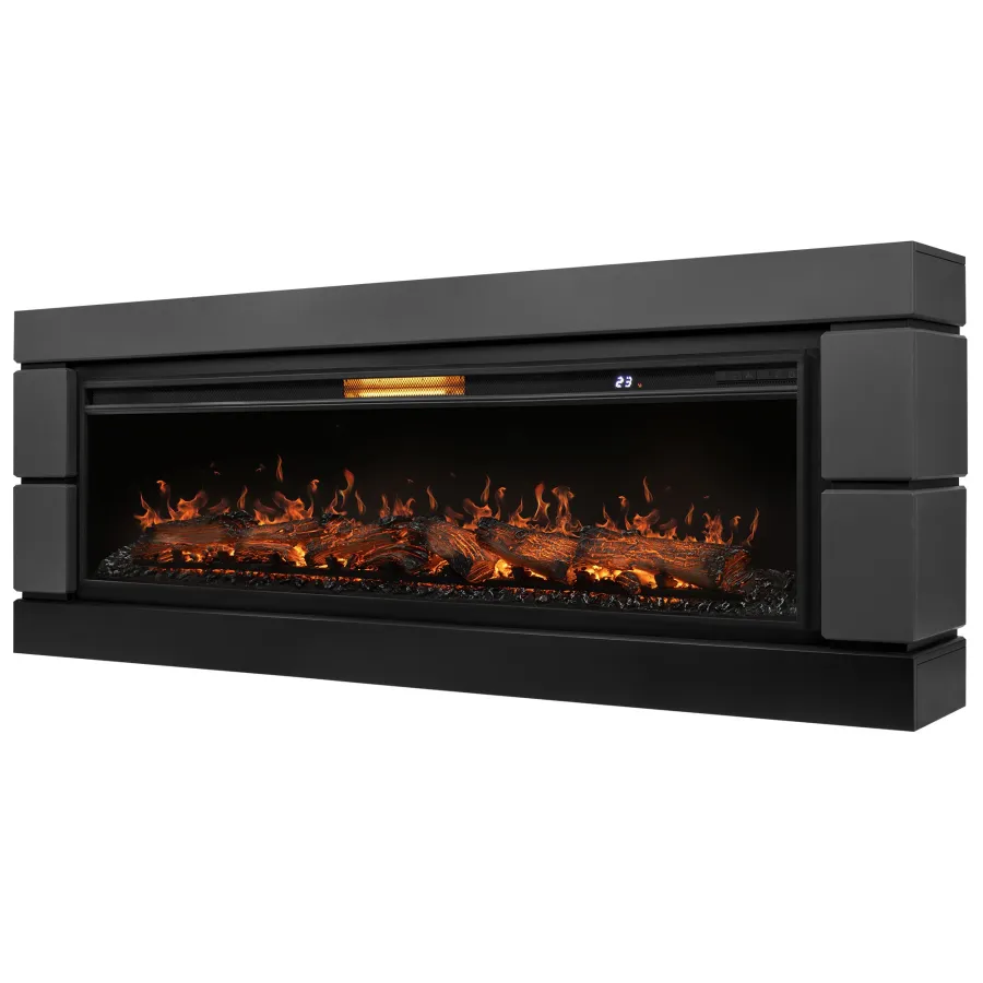 Каминокомплект: Очаг Royal Thermo Aurora RTFP/P-AR60LS, портал Moderno 60, графит