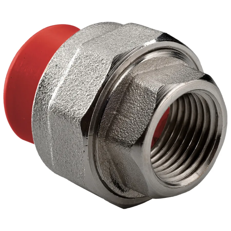 Муфта комбинир. раз. растр. ПП AntiFire D40-1 1/4"ВР Red