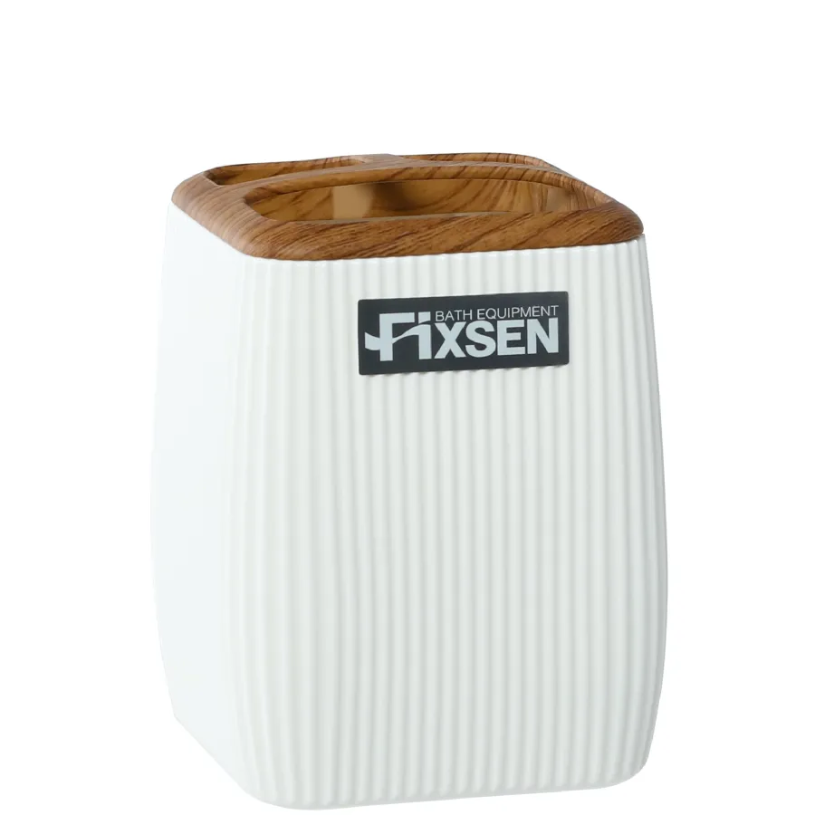 Стакан для зубных щеток Fixsen Белое дерево FX-402-3
