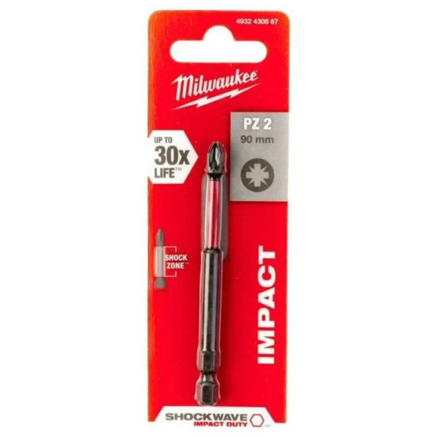 Насадка Milwaukee SHOCKWAVE PZ2 90мм (1) 4932430867