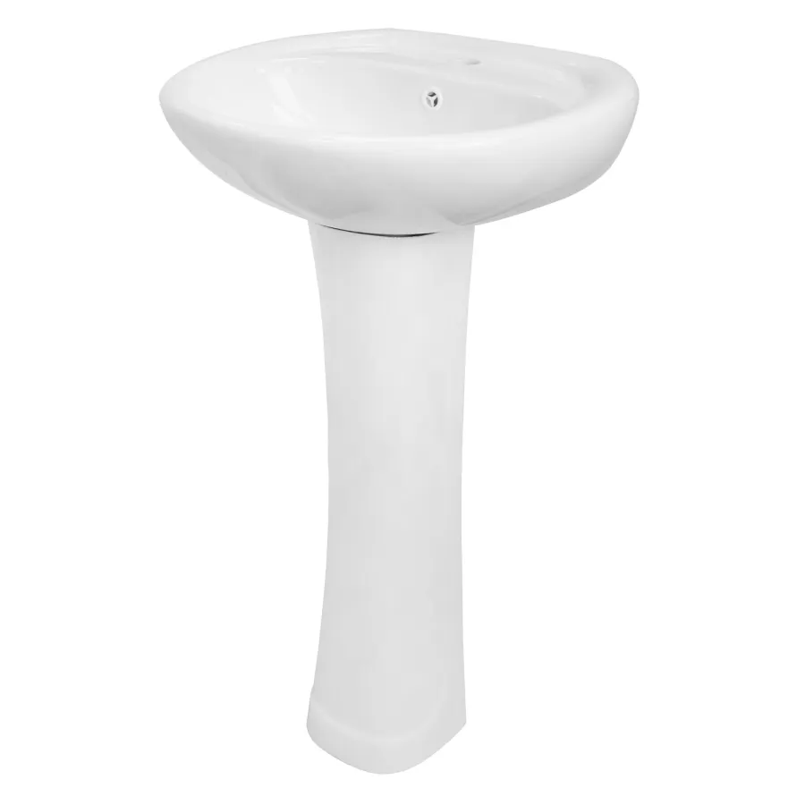 Раковина Loranto Atina 495х415х840 в комплекте с пьедесталом (CS-028)