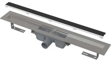 Душевой лоток  без порогов с решеткой под кладку камня Alcadrain Marble (APZ15S-750)