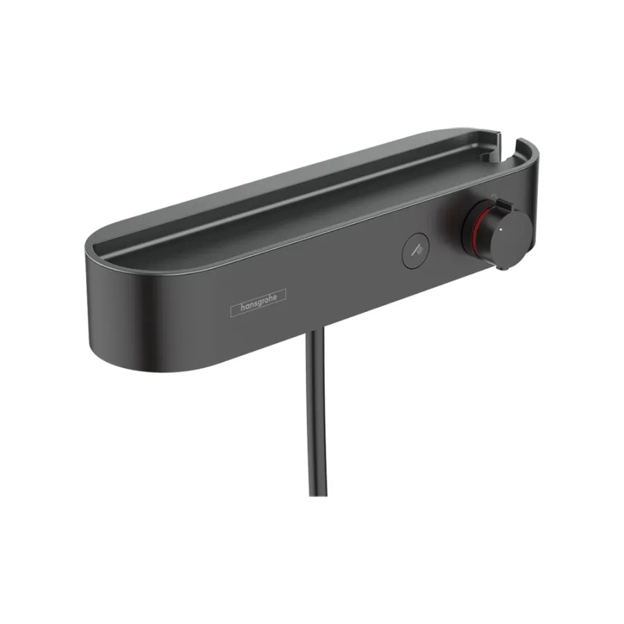Смеситель для душа Hansgrohe ShowerTablet Select 400, Термостат,  внешнего монтажа, черный матовый (24360670)