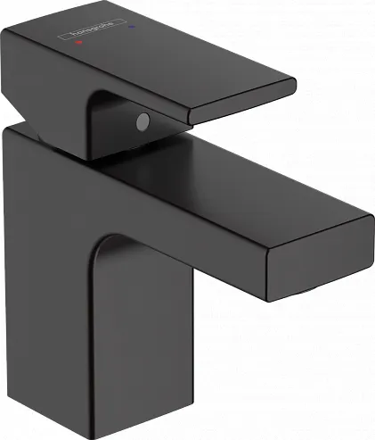 Смеситель для раковины Hansgrohe Vernis Shape, матовый чёрный (71567670)
