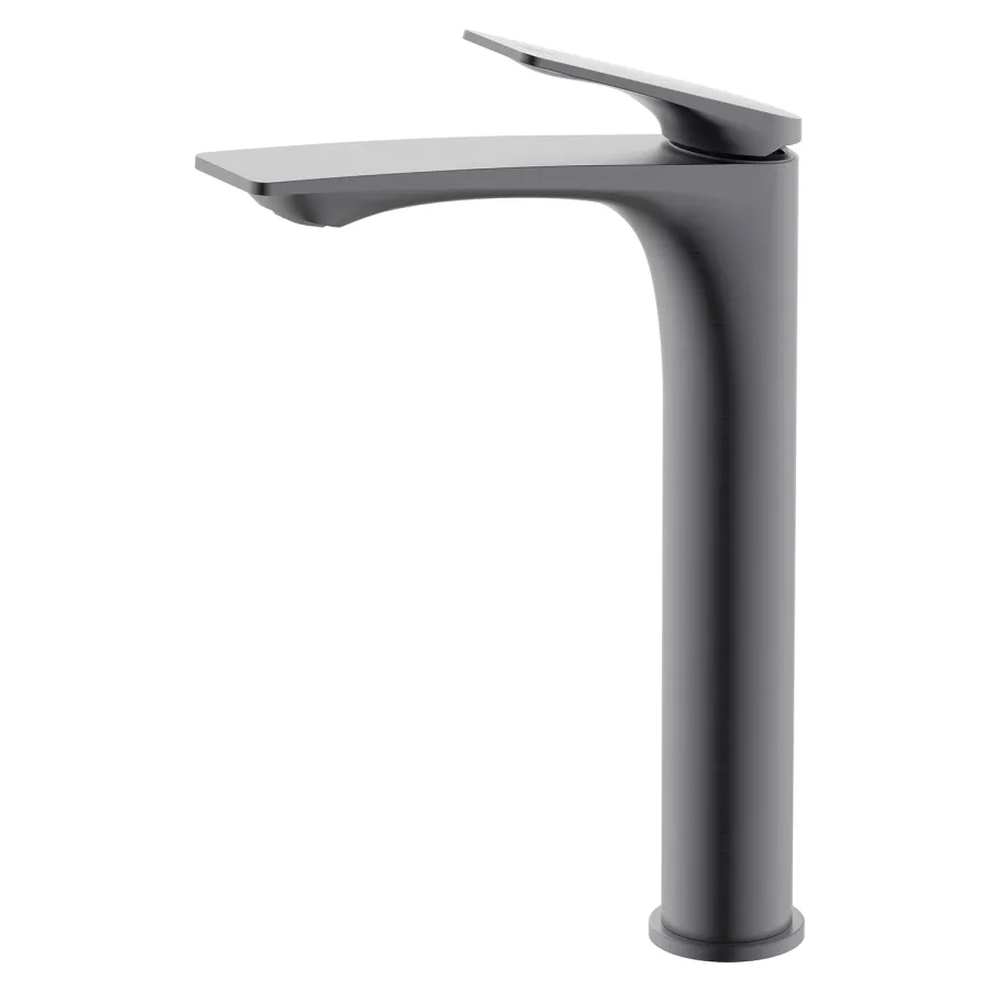 Cмеситель для раковины-чаши Azario Ларси высокий, керамический картридж, графит (AZ-K9049GR)