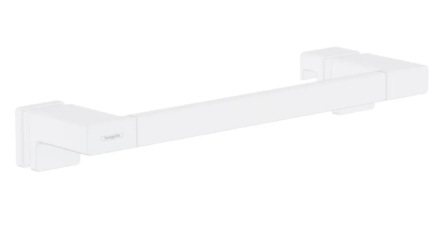 Ручка для двери в душевую Hansgrohe AddStoris 398 мм, матовый белый (41759700)