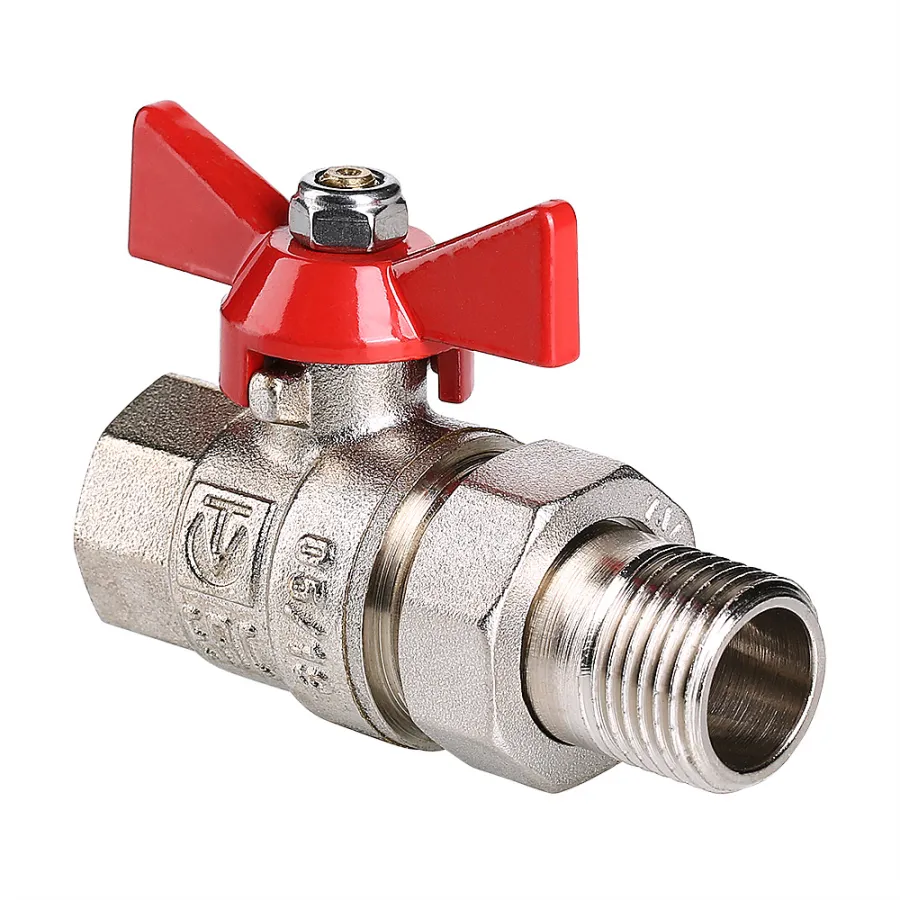 Кран шаровой Valtec BASE с полусгоном 1 1/4" вн.-нар. (VT.227.N.07)