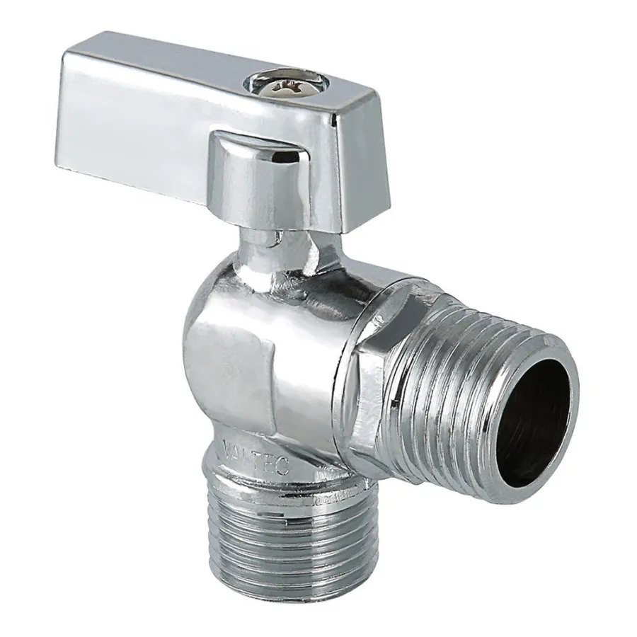 Кран шар. Valtec VT.392.N.04 угловой 1/2" х 1/2" для подключения сантехприборов