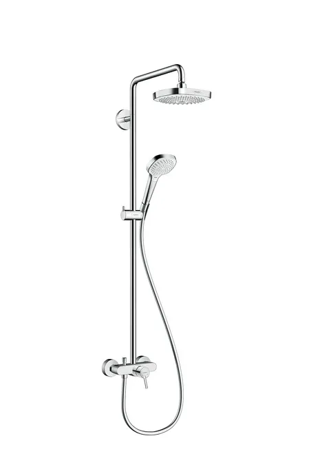 Душевая система Hansgrohe Croma Select E, с однорычажным смесителем, хром (27258400)