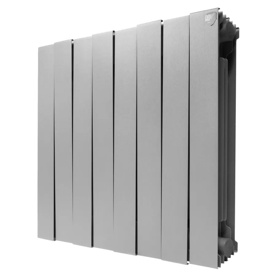 Радиатор биметалл Royal Thermo PianoForte 500/Silver Satin - 8 секц.
