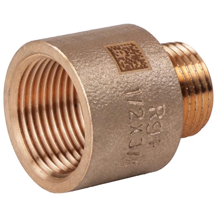 Переходник бронзовый РЕХАУ AURLINE круглый R1/2" x Rp3/4", RX+