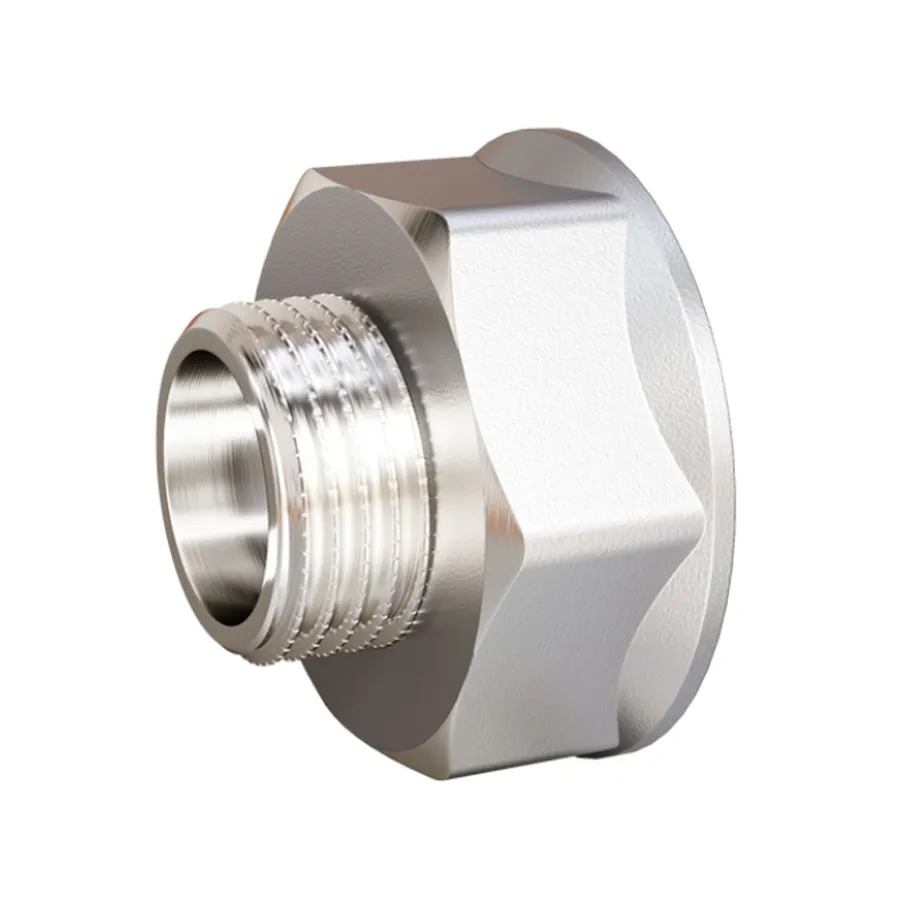 Переходник латунный LD LD Pride DN40х32 (1 1/2"ВР х 1 1/4"НР) лат ник БЕЗ