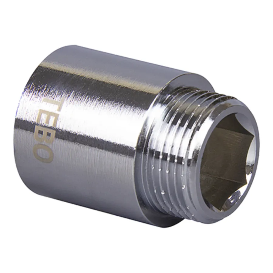 Удлинитель TEBO хромированный ВР/НР 1/2"x10 мм (75/600)