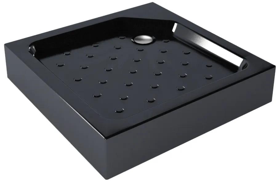 Душевой поддон Метакам Universal Black N 900х900 квадрат, акриловый, черный (CS00081552)