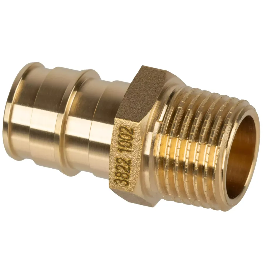 Муфта радиальная для труб из сшитого полиэтилена Usystems 20-R3/4"НР, тип 1"65Ф