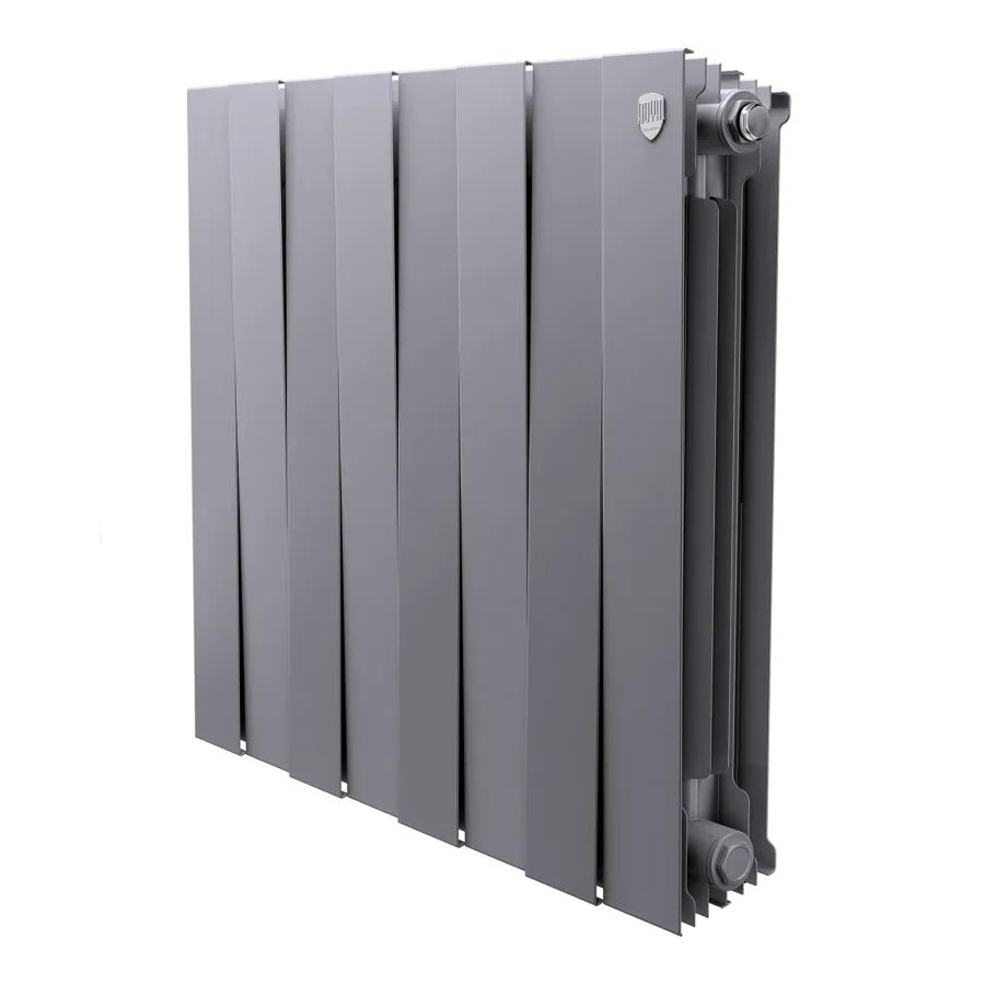 Радиатор биметаллический Royal Thermo PianoForte 500 Серебристый - 8 секц.