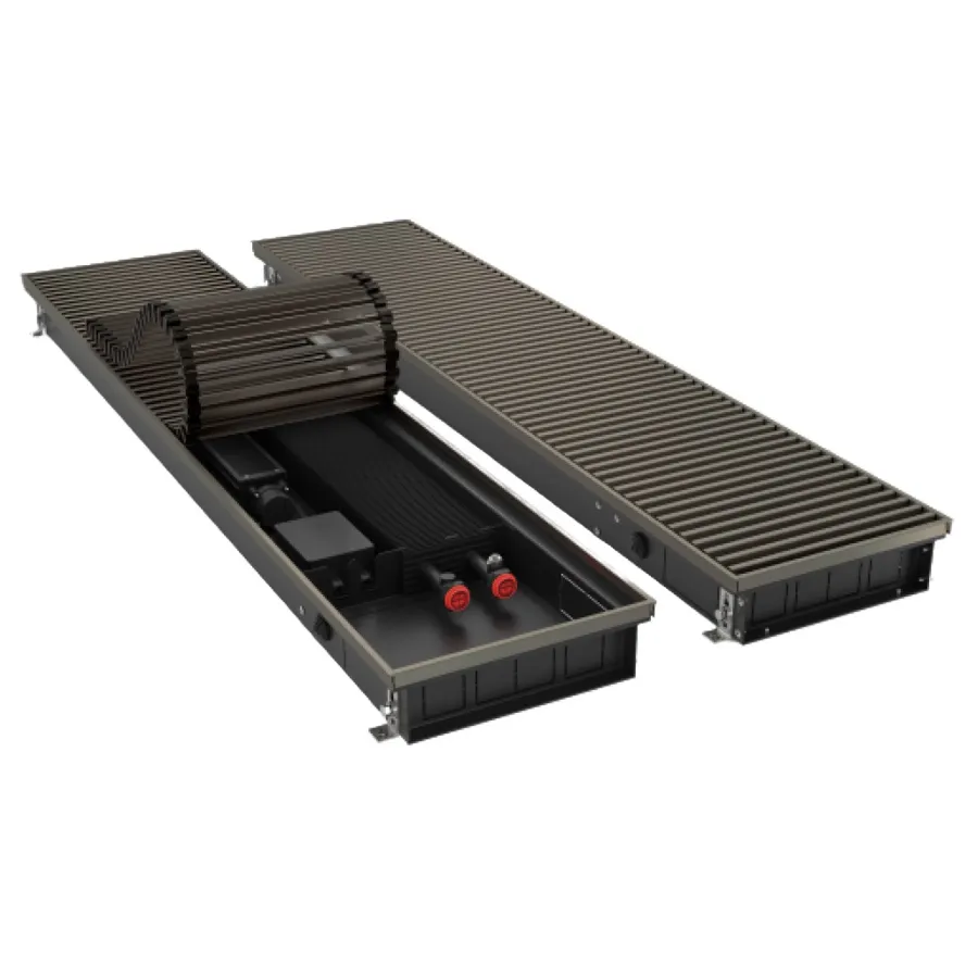 Конвектор внутрипольный Royal Thermo ATRIUM TURBO-80/180/2800-DG-U-DB