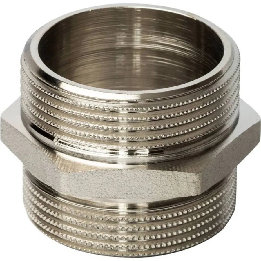 Ниппель HH никелированный 1"1/4 SFT-0004-114114 STOUT