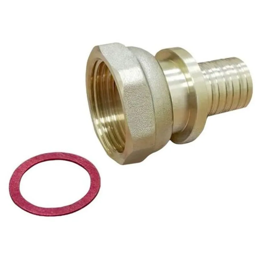 Муфта VARMEGA Slide-fit переходная (переходник) с накидн. гайкой, 25х1", латунь, VM51817