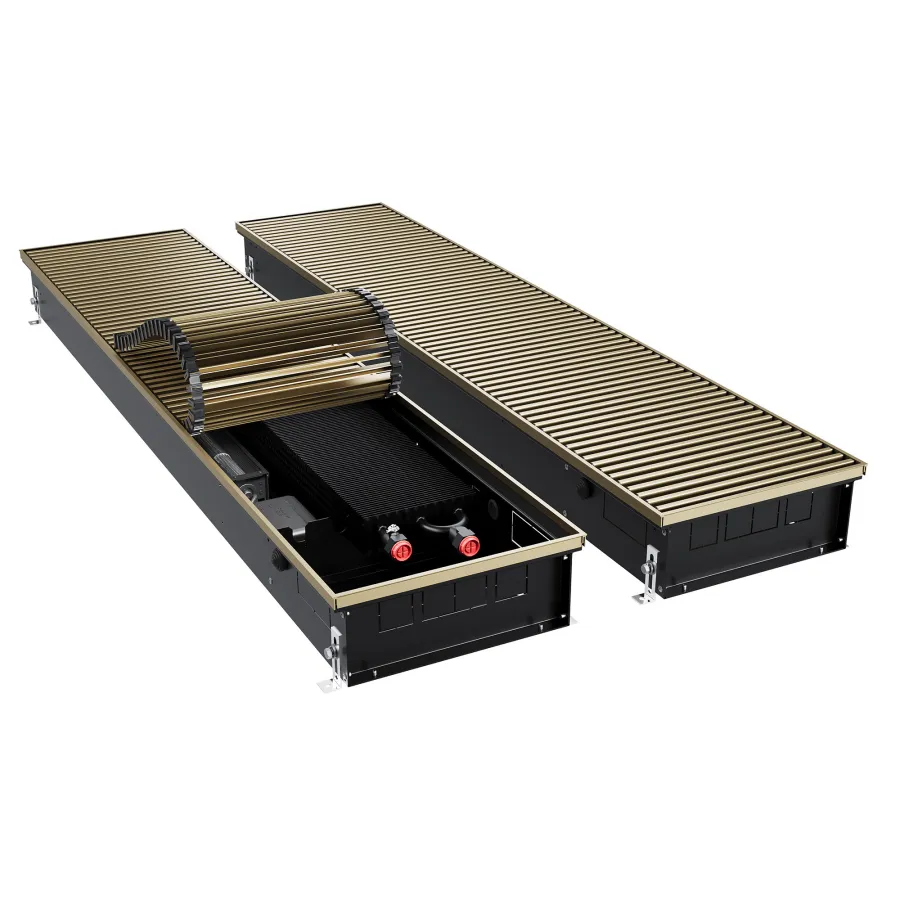 Конвектор внутрипольный Royal Thermo ATRIUM TURBO-110/300/1400-DG-U-AU