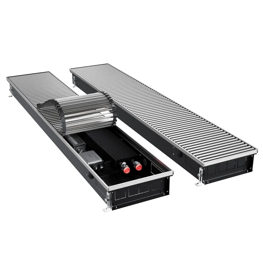 Конвектор внутрипольный Royal Thermo ATRIUM TURBO-90/250/1400-DG-U-NA