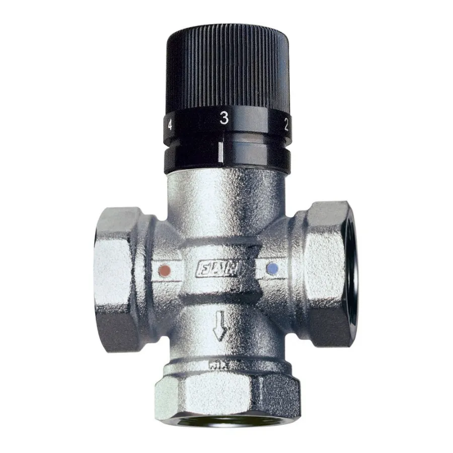 Смеситель термостатический 1" ВР, t max 95 C FAR