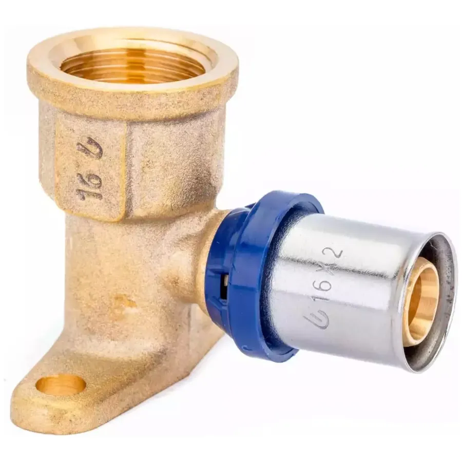 Водорозетка пресс для металлопластиковых труб Usystems MLC Plus 16-Rp1/2"ВР