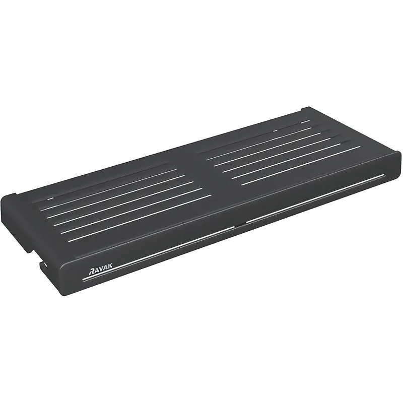 Металлическая полка Ravak Slim S Черная (X07P649)