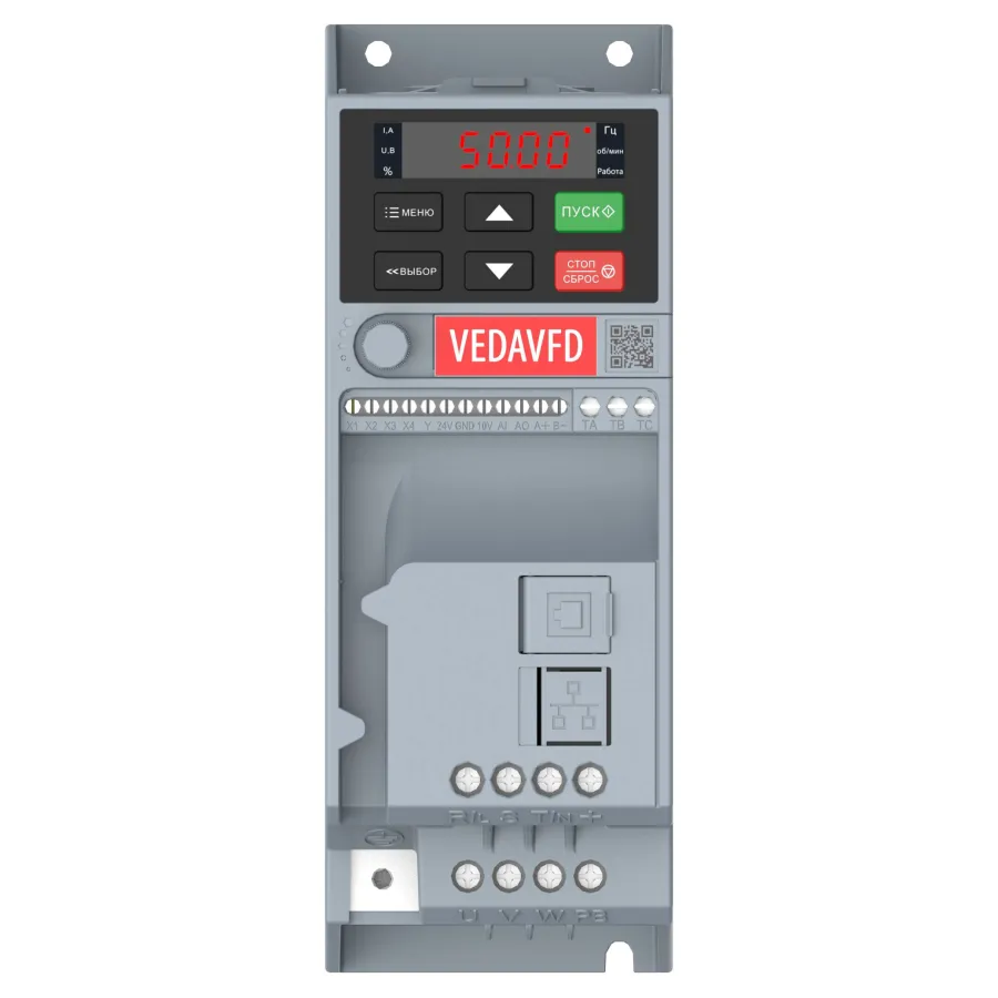 Преобразователь частотный VEDA Drive VF-51 1,5 кВт (380В,3 фазы) ABA00006