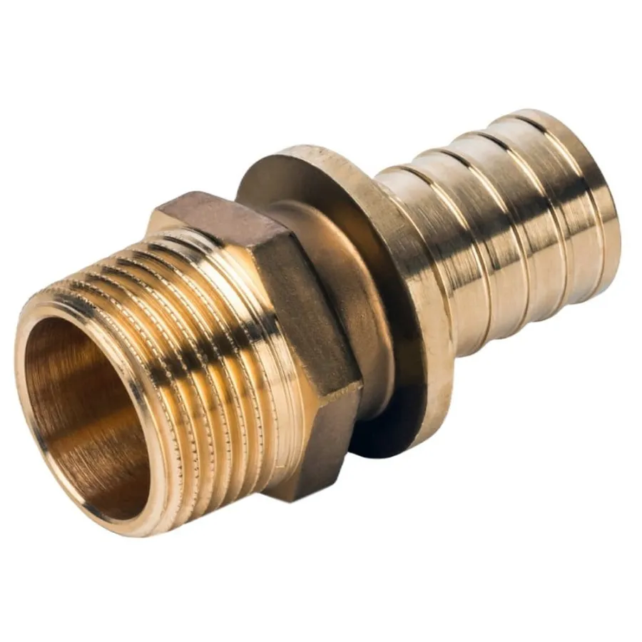 Муфта VARMEGA Slide-fit переходная (переходник) НР, 25х3/4", аксиальная, латунь, VM51216