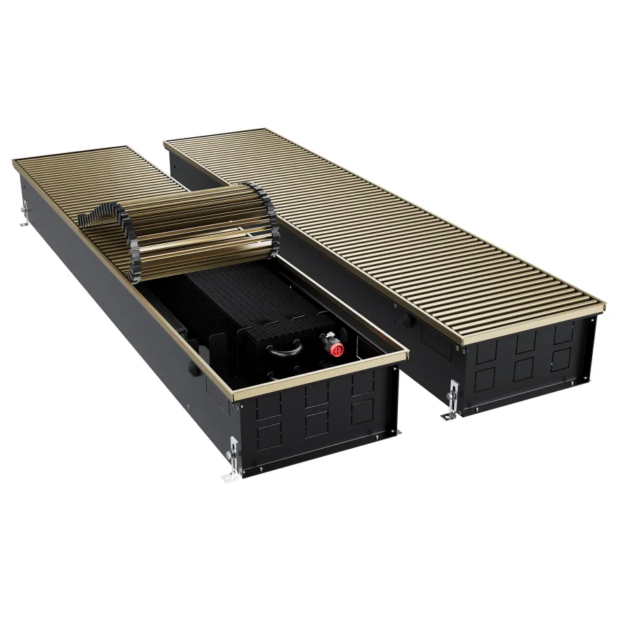 Конвектор внутрипольный Royal Thermo ATRIUM TURBO-150/300/1100-DG-U-AU
