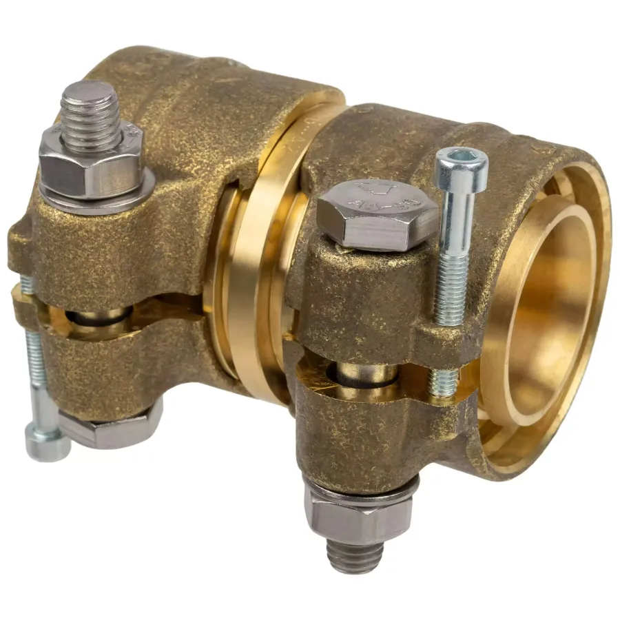 Соединитель зажимной Usystems для полимерных труб PN10 40x5,5-40x5,5