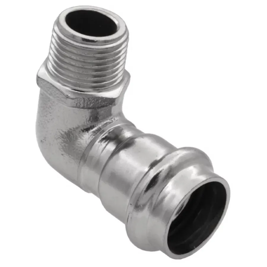 Уголок VIEIR 90 град. нар.р. 22×1/2" VER-PRO (50/5)
