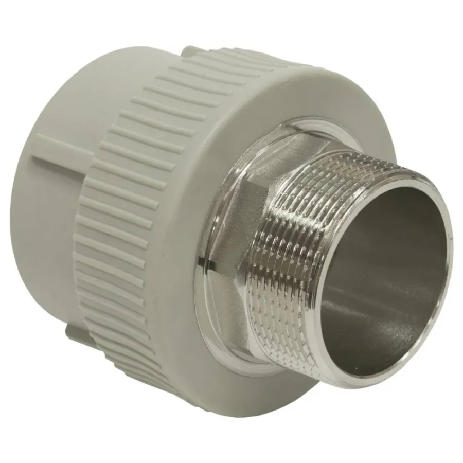 Муфта TEBO сер. PP-R комбинированная 25x3/4" НР (20/120), арт. 031023606