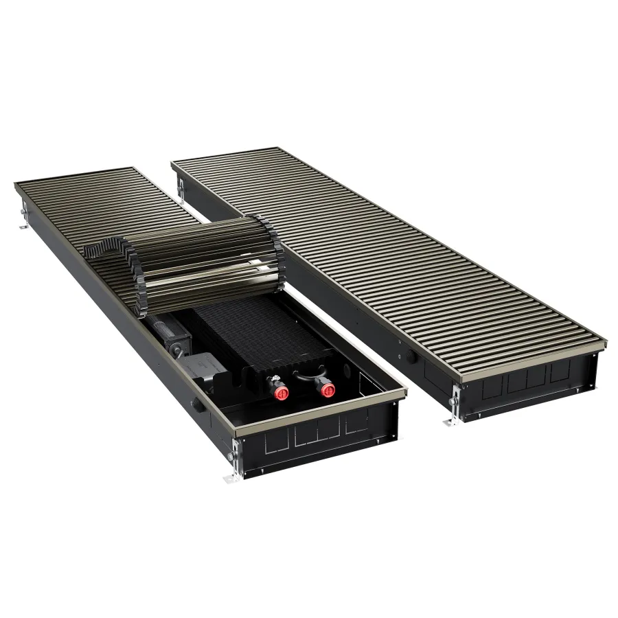 Конвектор внутрипольный Royal Thermo ATRIUM TURBO-90/300/2800-DG-U-DB