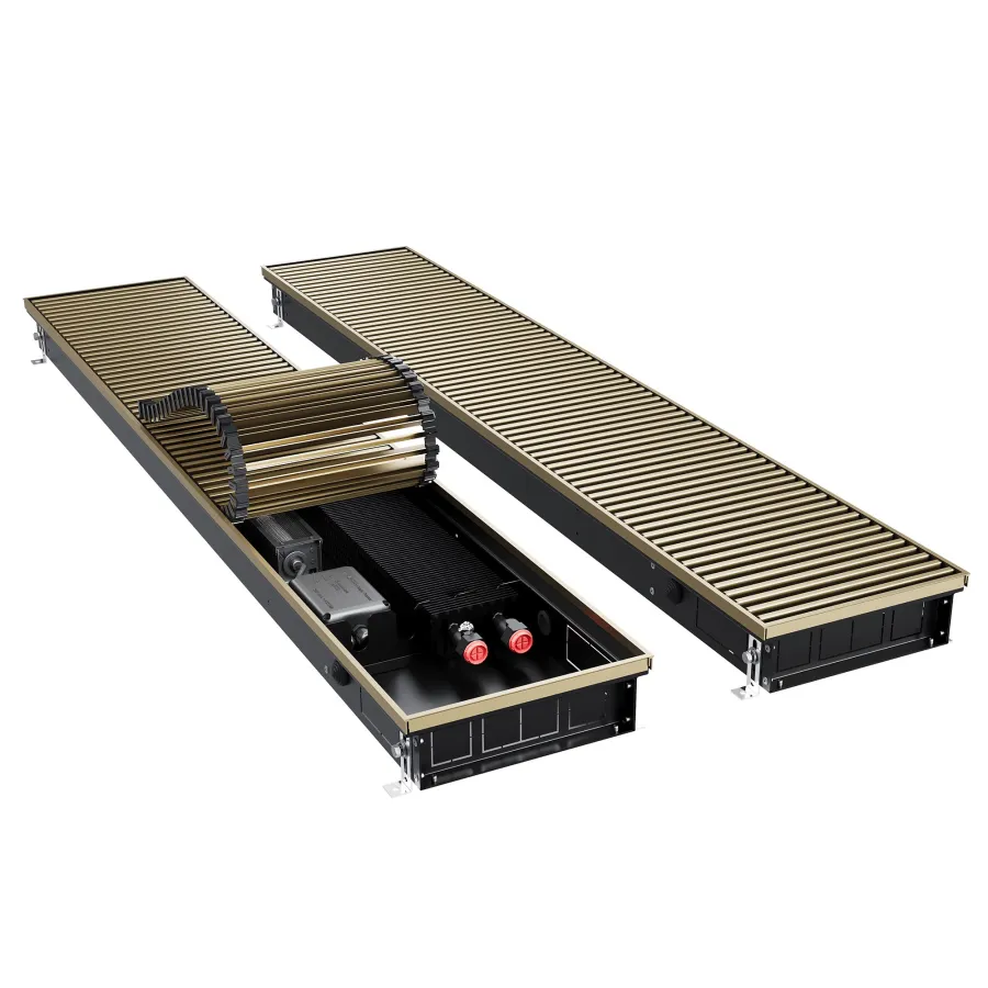 Конвектор внутрипольный Royal Thermo ATRIUM TURBO-80/250/1400-DG-U-AU