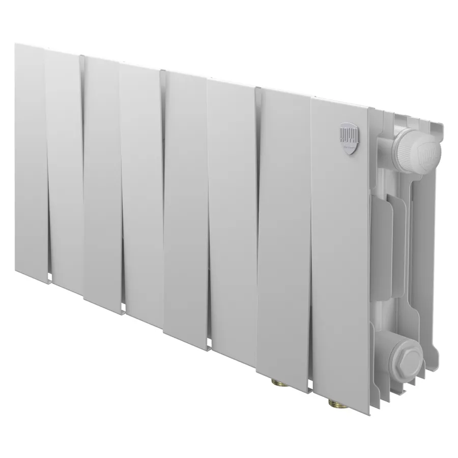 Радиатор биметаллический Royal Thermo PianoForte 200 Белый VL80 - 8 секц.