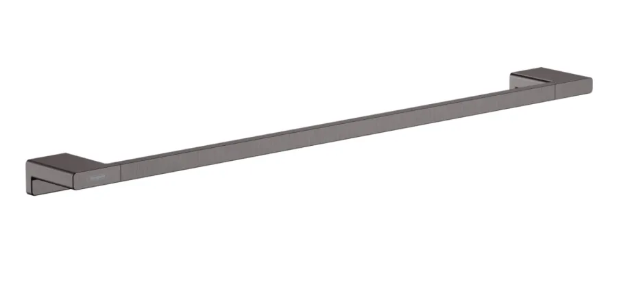 Полотенцедержатель Hansgrohe AddStoris 648 мм, шлифованный чёрный хром (41747340)