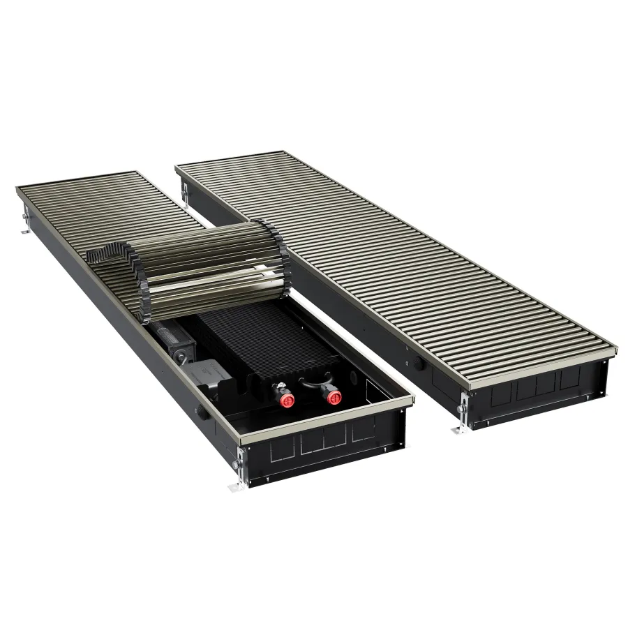 Конвектор внутрипольный Royal Thermo ATRIUM TURBO-90/300/2400-DG-U-LB