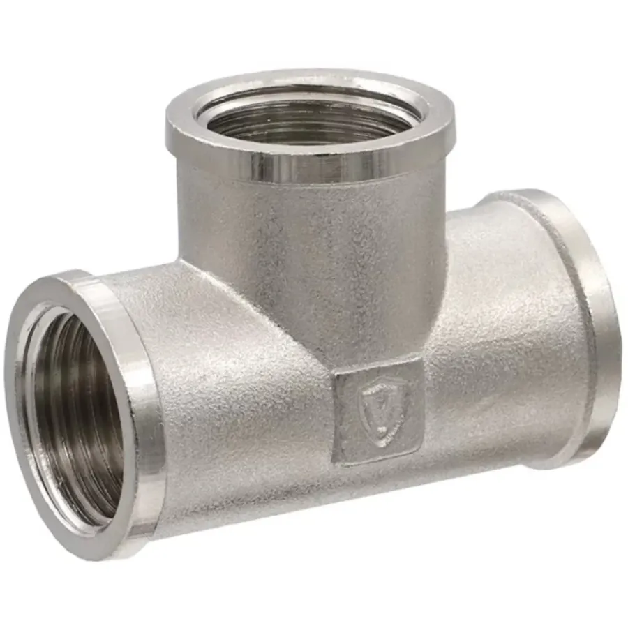 Тройник VIEIR ВВВ 11/4"х1"х11/4" никел. TFN656