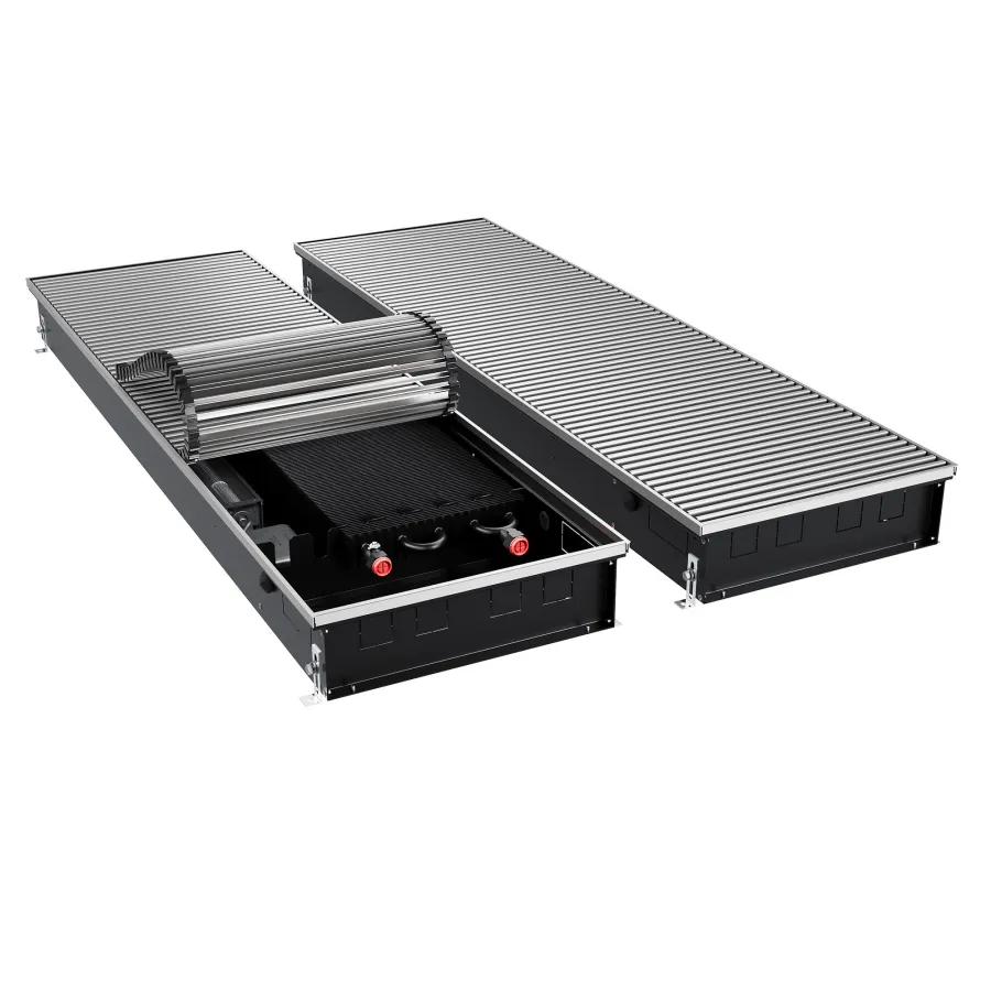 Конвектор внутрипольный Royal Thermo ATRIUM TURBO-110/400/1400-DG-U-NA