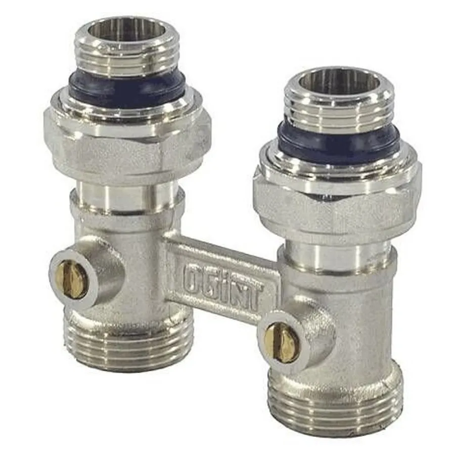 Узел OGINT нижнего подключения Ду15 Ру10 1/2x3/4" евроконус прямой